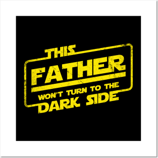 Father's Day Best Dad Sci-fi Slogan Posters and Art
